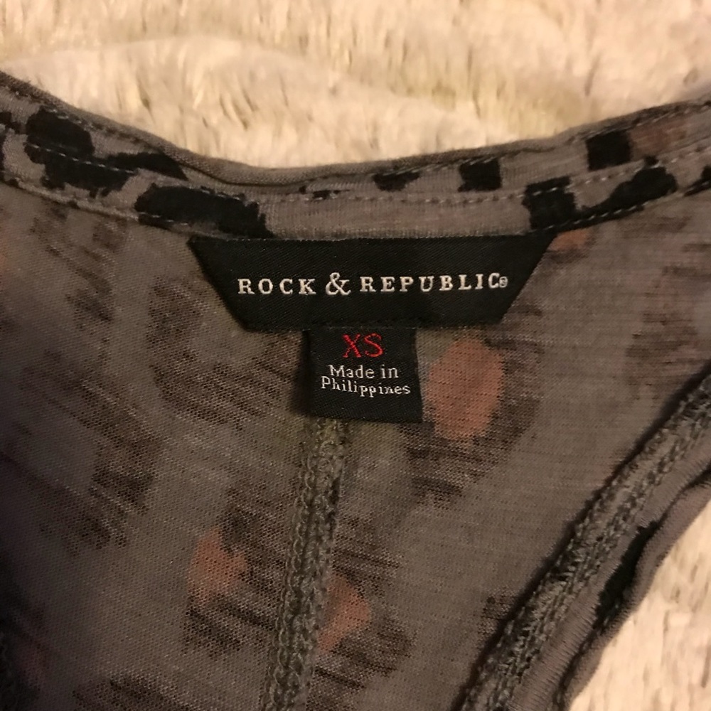 Leopard Print Racerback Tank - Picture 2 of 3